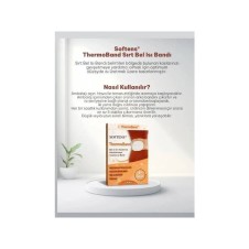 SOFTENS THERMOBAND BEL VE SIRT KASLARINIZI RAHATLATMAYA YARDIMCI ISI BANDI 1PAKET=2ADET  8+SAAT ETKİ