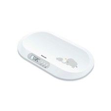 Beurer BY 90 Akıllı Bebek Tartısı – Bluetooth Bağlantılı, Uygulama Uyumlu, Kavisli Tasarım, Hareket Dengeleme Özellikli