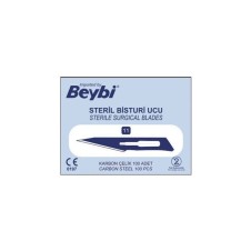 BEYBİ BİSTURİ UCU NO:11 100LÜK=1KUTU