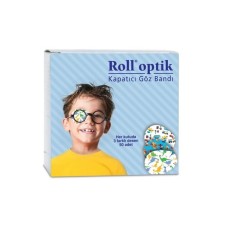 Roll Optik Erkek Kapatıcı Göz Bandı 1 kutu 50 ADET 3 FARKLI DESEN
