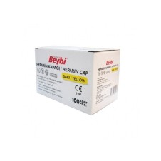 BEYBİ HEPARİN KAPAĞI SARI 1 KUTU=100 ADET STOPER