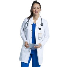 BEYAZ ÖNLÜK HAKİM YAKA UZUN BOY BAYAN XL/44 DOKTOR HEMŞİRE LABORATUVAR ÖNLÜĞÜ