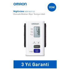 OMRON NIGHTVIEW BİLEKTEN ÖLÇER TAM OTOMATİK TANSİYON ALETİ (HEM-9601T-E3) NİGHTVİEW