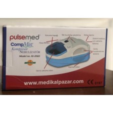 PULSEMED COMP MIST RJ-206D Kompresörlü Nebulizatör – Sessiz, Güçlü ve Ailece Kullanıma Uygun