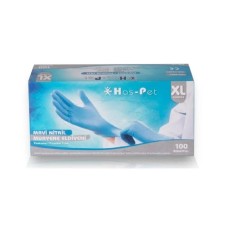 HASPET NİTRİL PUDRASIZ MUAYENE ELDİVEN XLARGE MAVİ