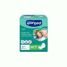 CANPED ORTA BOY ANATOMİK YETİŞKİN HASTA BEZİ 10'LU