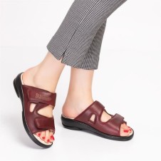 DİA COMFORT DİYABETİK ORTOPEDİK KADIN TERLİK BORDO-40 NUMARA