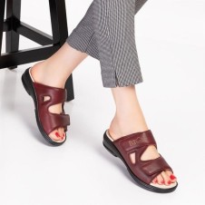 DİA COMFORT DİYABETİK ORTOPEDİK KADIN TERLİK BORDO-38 NUMARA