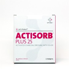 50li Actisorb Plus 25 MAP105 Aktivasyonlu Karbon Bandajı Gümüş İçeren 10.5 cm X 10.5 cm