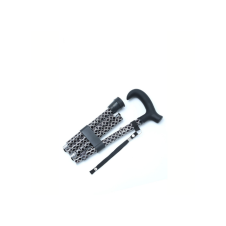 KİFİDİS GB845 KATLANIR ASA BASTON SİYAH-BEYAZ DESENLİ