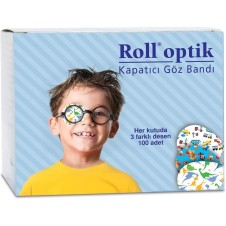 GÖZ TEMBELLİĞİ VE ŞAŞILIK TEDAVİSİNDE ERKEK ÇOCUKLAR İÇİN KAPATICI GÖZ BANDI 100'LU