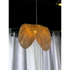 Baykuş Bohem Avize 55x35cm Hasır Avize Jüt Avize Rüstik Avize Oda Mutfak Salon Avize