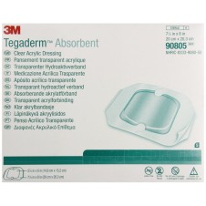 50li Tegaderm 90805 Emici Şeffaf Akrilik Yara Örtüsü