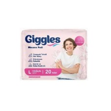 GİGGLES KADIN MESANE PEDİ MEDİUM 20Lİ NORMAL PAD