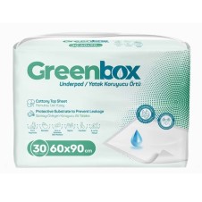 GREENBOX UNDERPAD YATAK KORUYUCU ÖRTÜ 60CM*90CM 30ADET=1PAKET 30LU