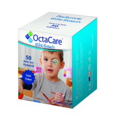 (50adet) OctaCare Pediatrik Erkek Göz Bandı 5cmX6,2cm Yapışkanlı 51605