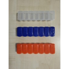 RABIR HAFTALIK İLAÇ SAKLAMA KUTUSU 7 GÜNLÜK ÇEŞİTLİ RENKLER