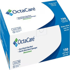 (50adet) OCTACARE STERİL EMİCİ GAZLI BEZ 10cm x 10cm NON WOVEN 2160
