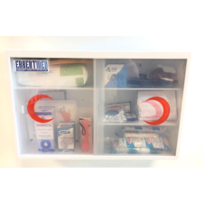 ERKENTMED PLASTİK ECZA DOLABI DUVAR TİPİ İÇİ DOLU (STANDART SET İÇERİK)