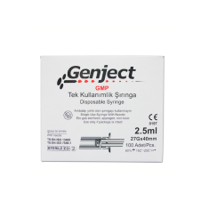 GENJECT ENJEKTÖR DENTAL 2,5 ML 27G 0,4MM0x40MM
