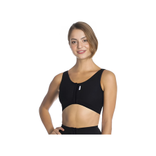 VARİTEKS 232 NO:3 POST OPERATİF SÜTYEN SİYAH FERMUARLI LARGE AMELİYAT SONRASI SÜTYEN