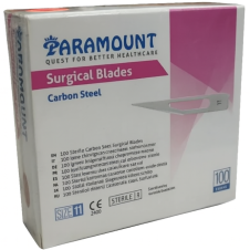PARAMOUNT BİSTURİ UCU NO:11 100LÜK=1KUTU SURGICAL BLADES CARBON STEEL