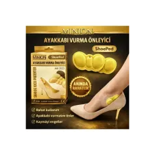 MİNİON  MN 355 AYAK VURMA ÖNLEYİCİ STANDART BEDEN BLİSTER CUSHİON TOPUK YASTIĞI