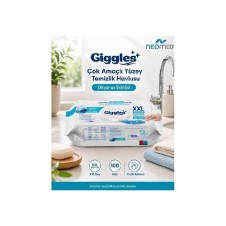 GİGGLES ÇOK AMAÇLI YÜZEY TEMİZLİK HAVLUSU OKYANUS KOKULU 100LÜ XXL