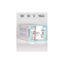 BGMSLIK İPEK 3/0 20MM 1/2C YUVARLAK 75CM TEK İĞNE (EMİLEMEZ) SÜTUR CERRAHİ İPLİK 12ADET=1KUTU