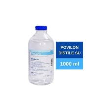 POVİLON DİSTİLE SU 1000ML=1LT PET ŞİŞE