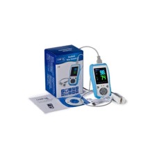 COMFORT PLUS EL TİPİ PULSEOKSİMETRE PRO-PM350 NELLCOR PROB UYUMLU ŞARJ EDİLEBİLİR ALARMLI EL TİPİ PEDİATRİK PROB İLE